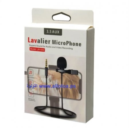 ميكروفون موبايل  Lavalier Microphone AUX 3.5